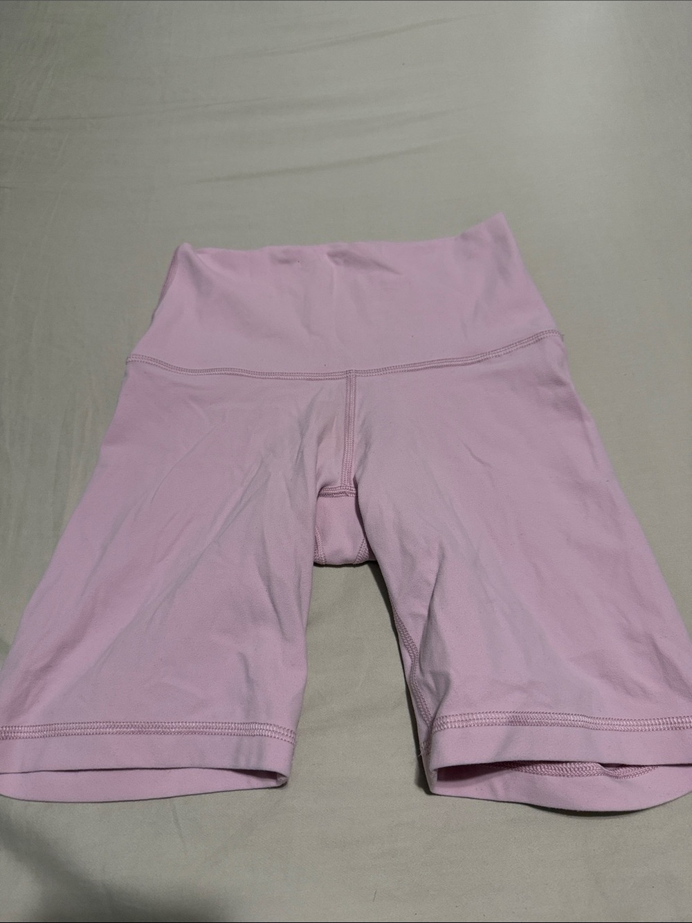 High-Rise Light Pink Women's Bike Shorts
